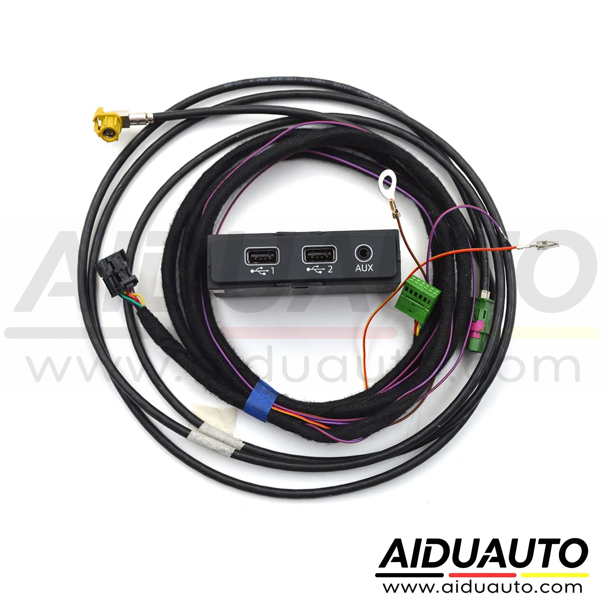8W0035736 AMI CarPlay USB Smartphone Interface Port For Audi A4 A5 B9 8W Q5 FY Q7 8PIN Audio Retrofit Harness