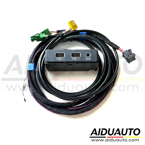 8W0035736 AMI CarPlay USB Smartphone Interface Port For Audi A4 A5 B9 8W Q5 FY Q7 8PIN Audio Retrofit Harness