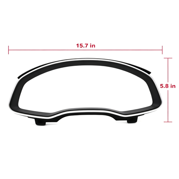 4KD 857 115A Audi A6 C8 Cover Virtual Cockpit Cluster Trim Frame 4KD857115A
