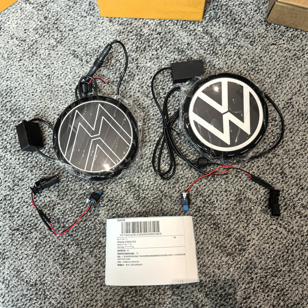 VW Golf 8 MK8 LED grill logo Light Up Emblem