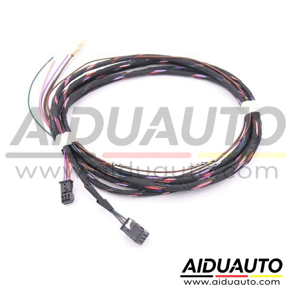 VW Tiguan Jetta Golf MK6 Passat B7 Auto Headlight Rain Wiper Sensor Dimming Anti Rear View Mirror Install Wire Cable Harness