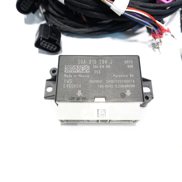 VW Jetta MK7 E-Bora 0K to 8K OPS PDC Parking Sensor Upgrade Kit 5QA919294J Park Pilot Front Rear Retrofit