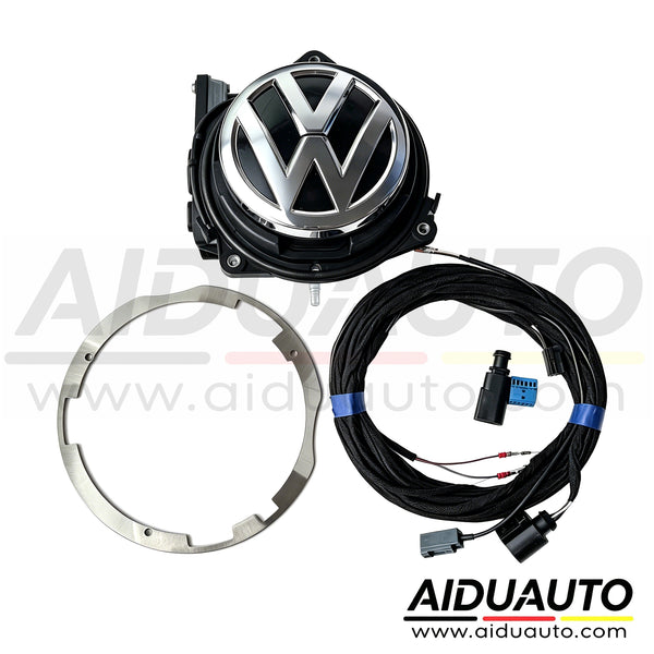 VW Polo 6C Low Line Flip Badge Logo Emblem Rear View Camera Kit OEM