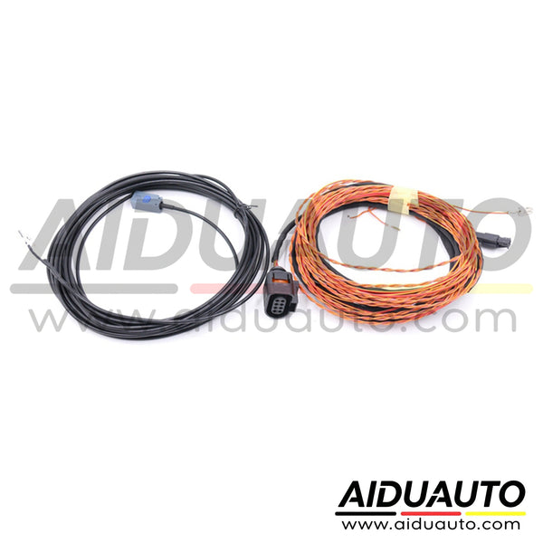 Porsche 911 718 Cayman Cayenne Macan Seat 95B 980 551 L High line Rear View Reversing Camera Cable Wiring Harness