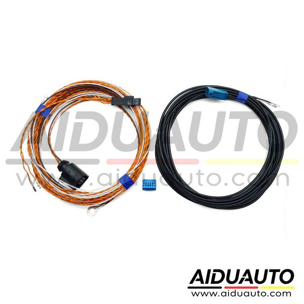 Porsche 911 718 Cayman Cayenne Macan Seat 95B 980 551 L High line Rear View Reversing Camera Cable Wiring Harness