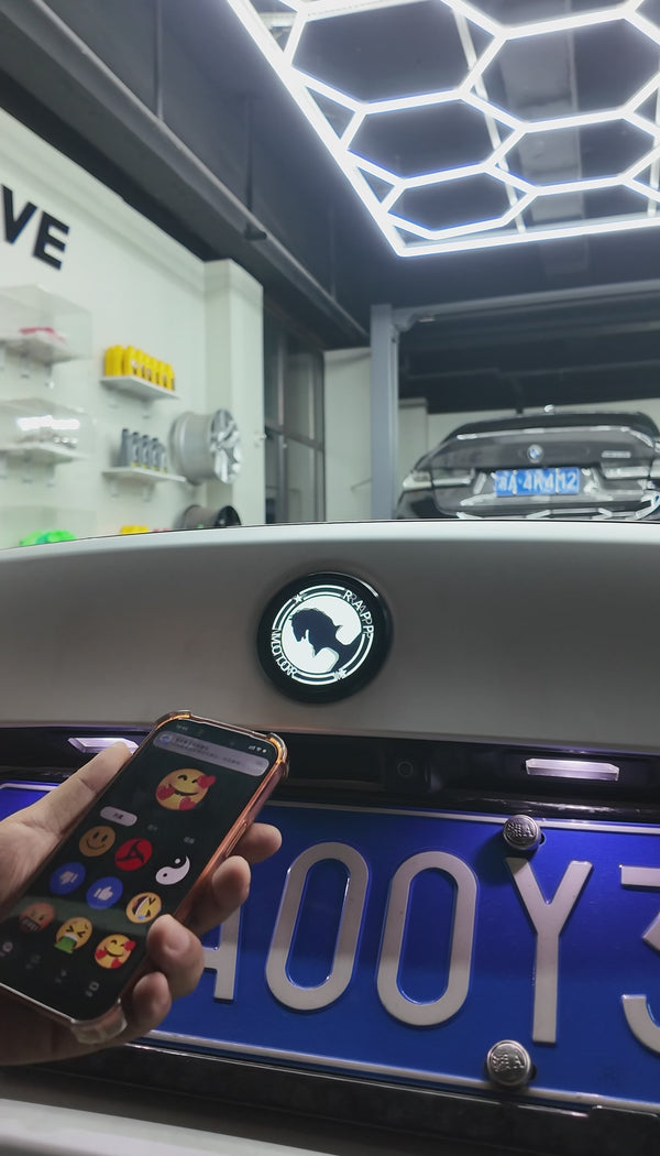 BMW Series Universal LED Dynamic LCD Logo Custom Pattern Rear Cover Emblem Badge