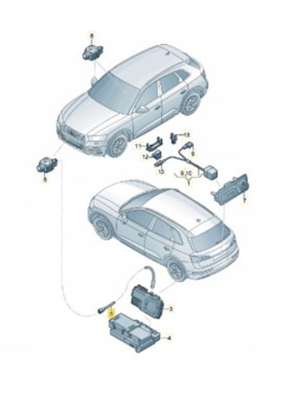 Audi Q5 FY High-Speed Data Harness for 360 Degree Front Camera