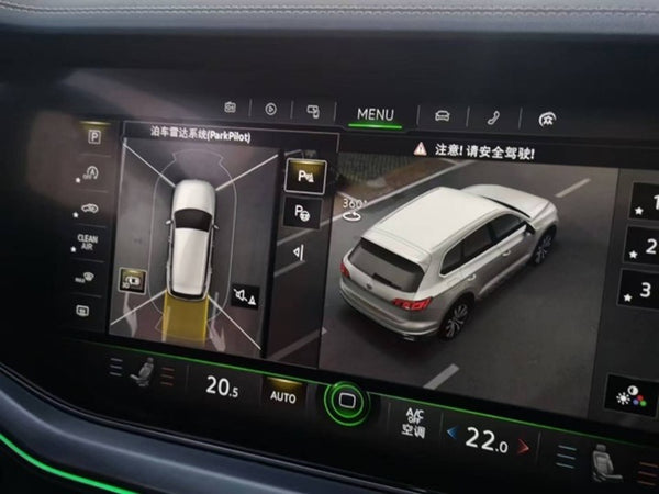 VW Touareg CR Original 360 Environment Rear Viewer Camera Genuine Area View Retrofit 360 Degree Camera