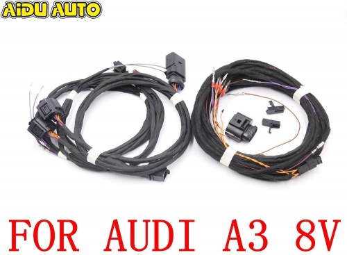For Audi A3 8V Side Assist Lane Change BlindSpot BSD System install update UPGRADE KIT Wire Cable Harness