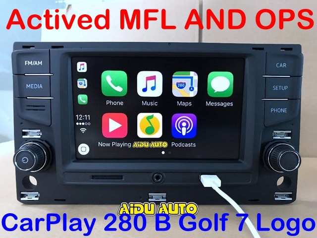Volkswagen Golf 7 Apple CarPlay 